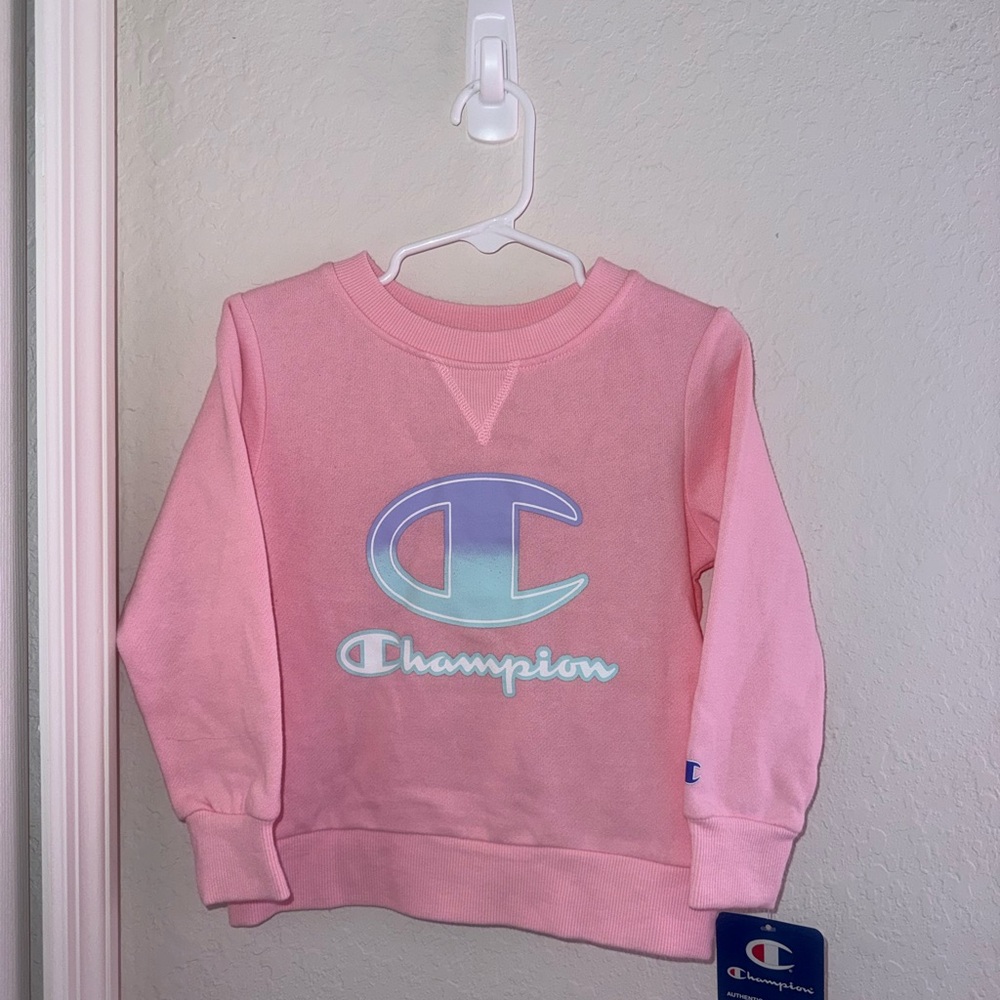Champion Kids Pink Sweatshirt Pants Set NWT